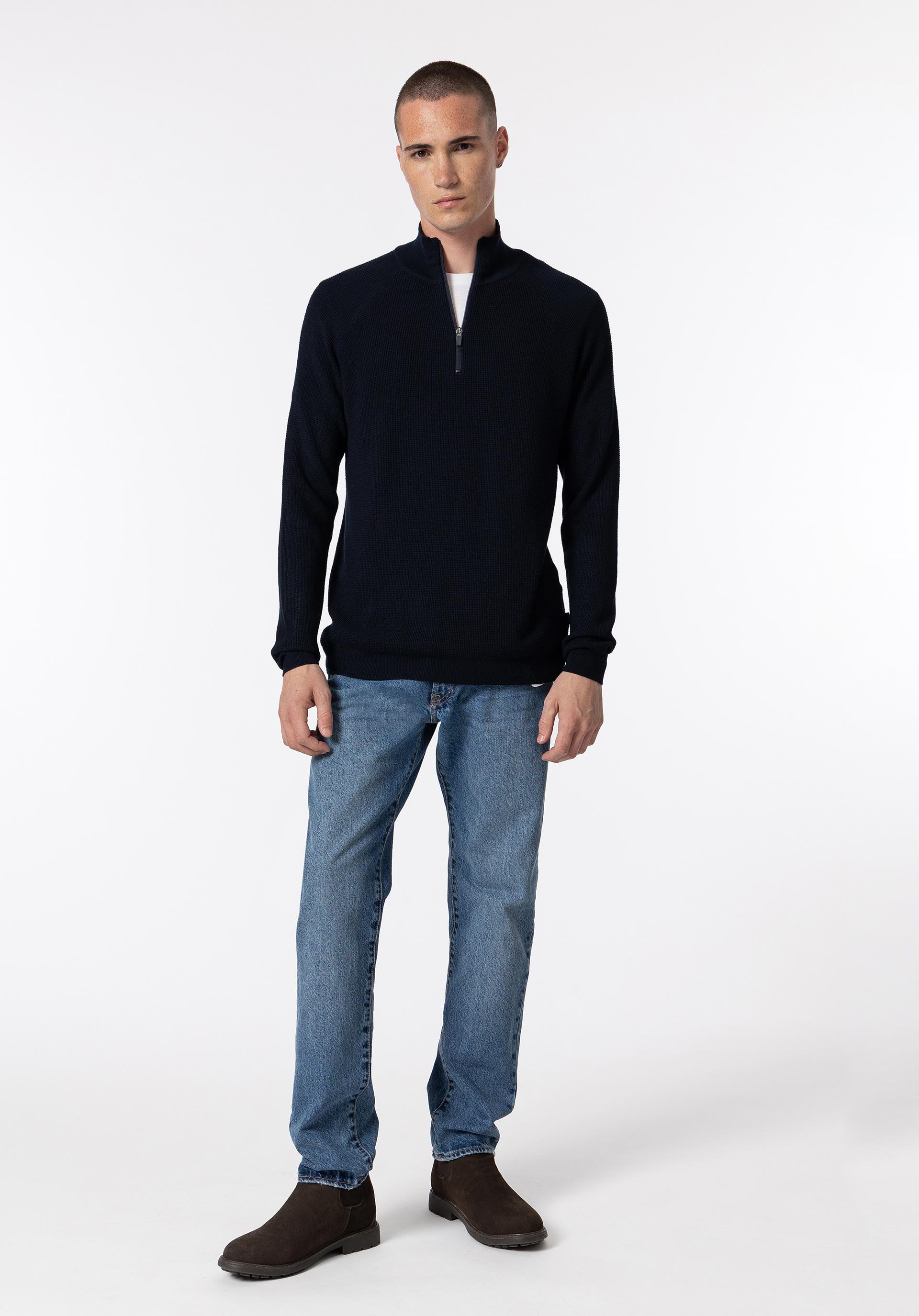 Camisola de Malha com Fecho