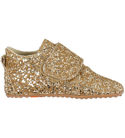 Arauto RAP Leder-Krabbelschuhe - Mingus - Gold Disco