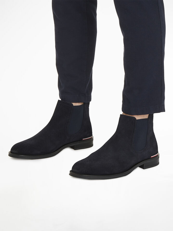 Tommy Hilfiger CORE RWB HILFIGER SUEDE CHELSEA Desert sky