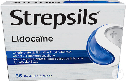 Strepsils Lidocaïne À Partir De 12 Ans 36 Pastilles À Sucer