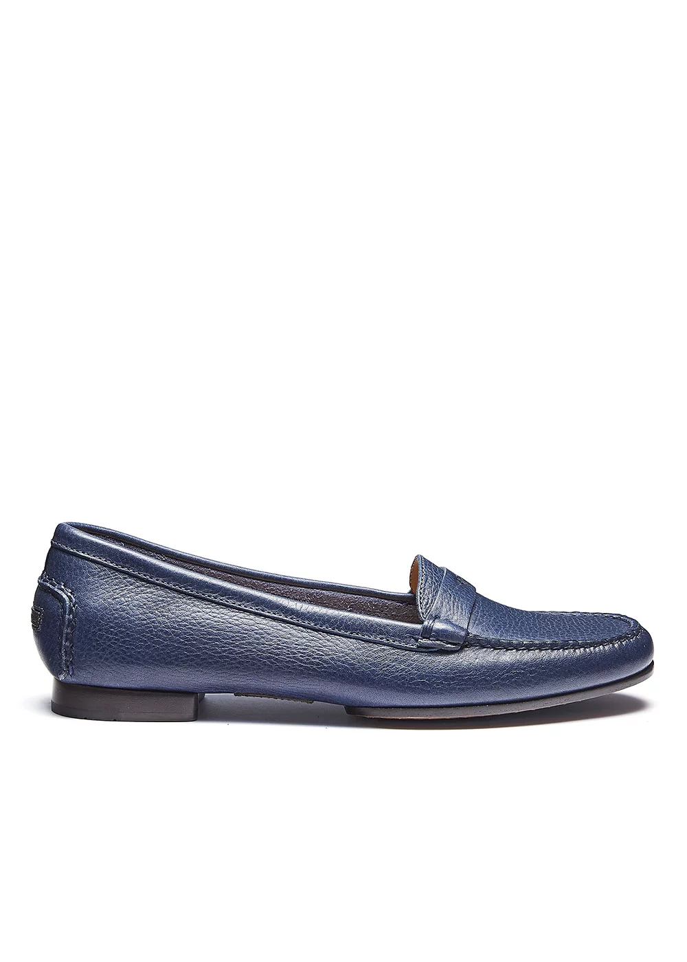 MOCASSIN W PENNY MOC CUIR NAVY
