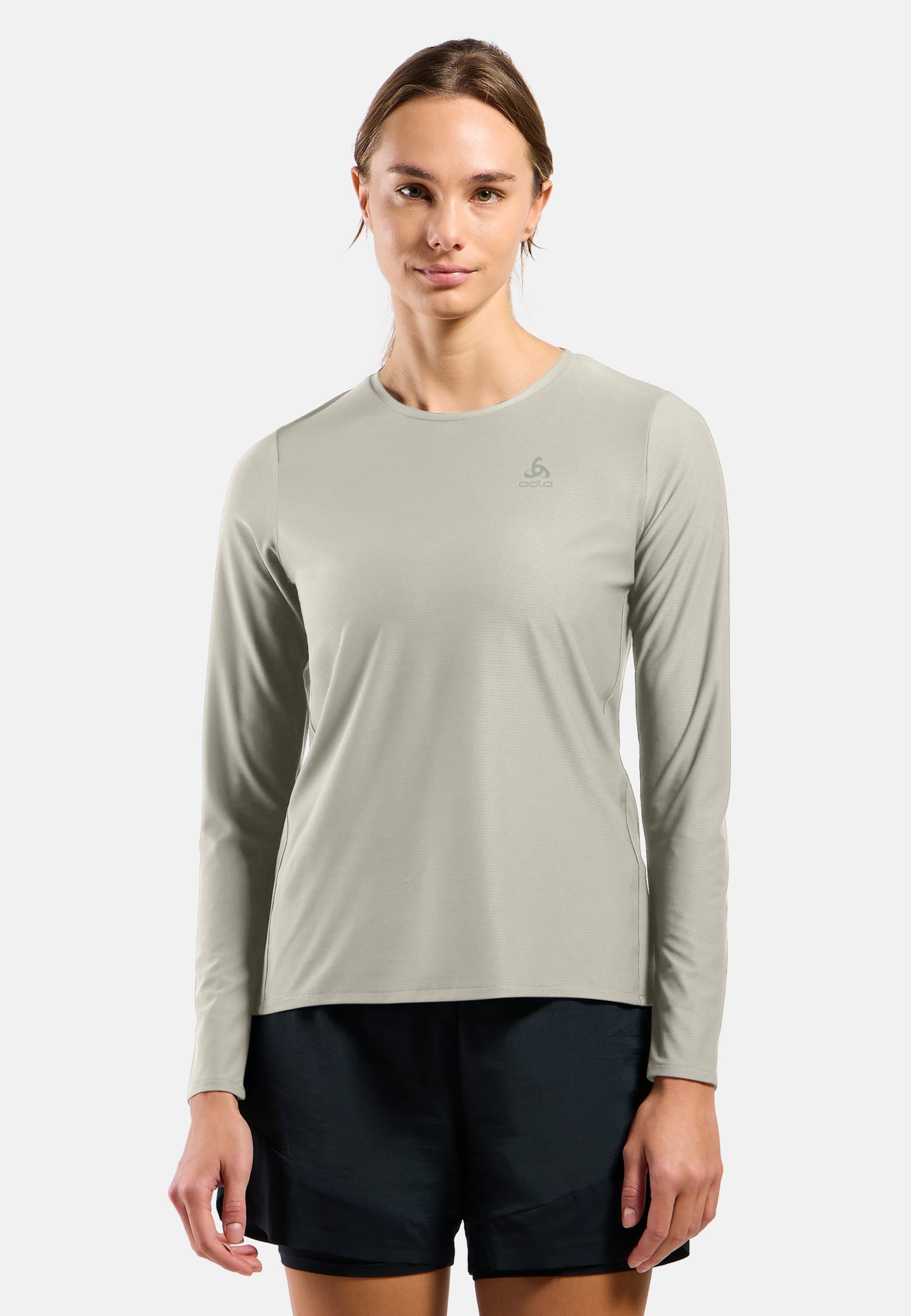 Zeroweight Chill-Tec Langarm-Laufshirt 2.0 in agate gray