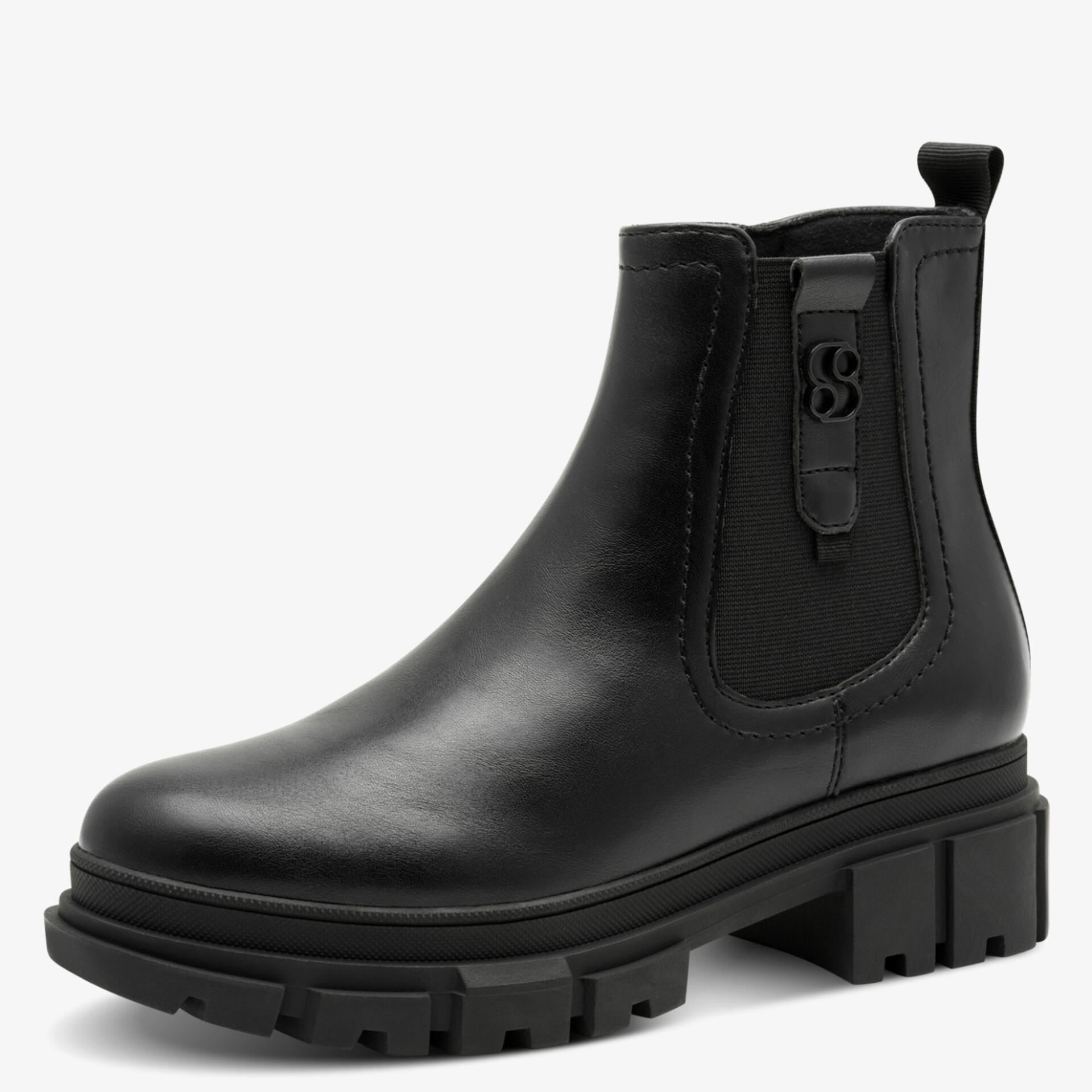 s.Oliver Damen Chelsea Boots schwarz
