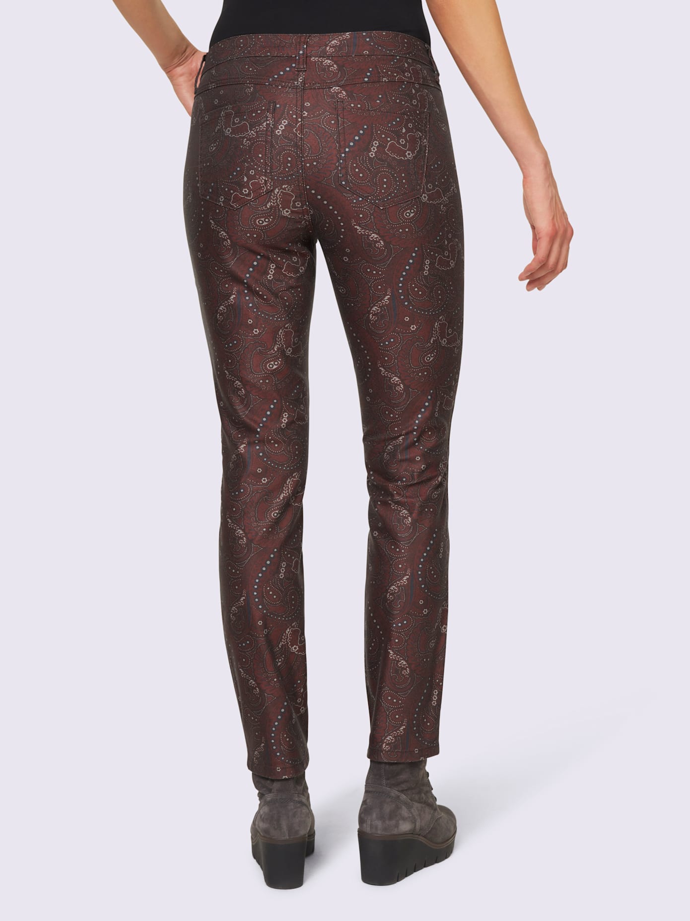 Pantalon imprimé 72% coton