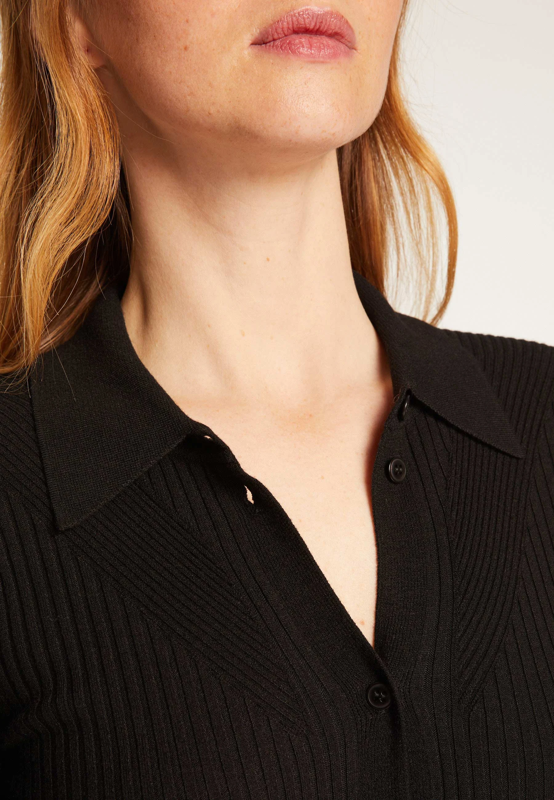 REDAAH24 - Chemise en laine mélangée | Noir