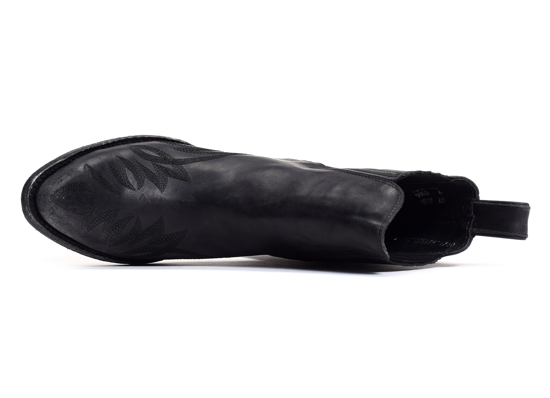 Gaucho long stitch noir