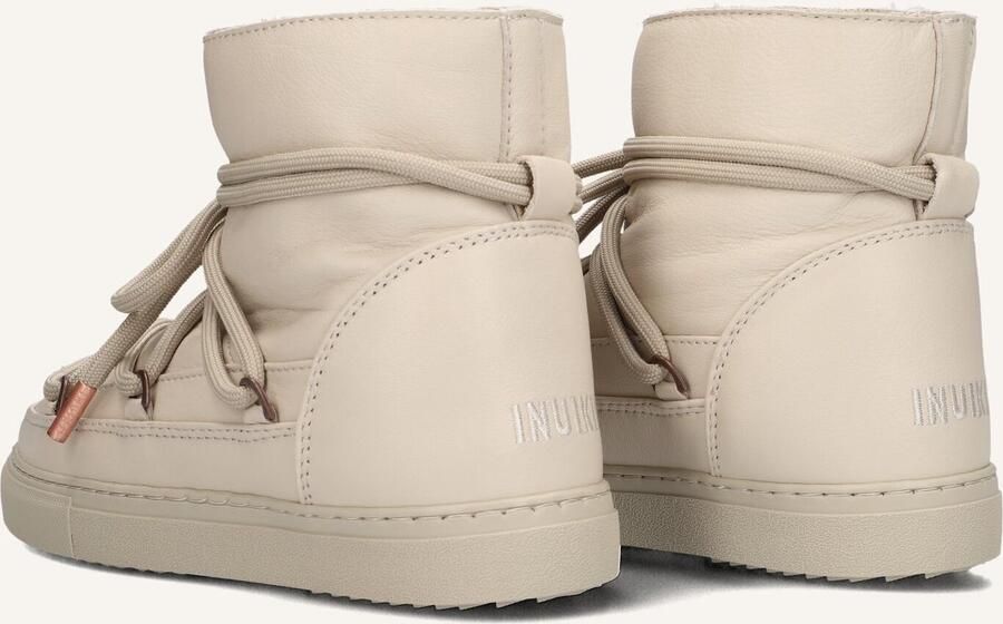 INUIKII Vachtlaarzen Dames Full Leather Maat: 39 Materiaal: Leer Kleur: Creme