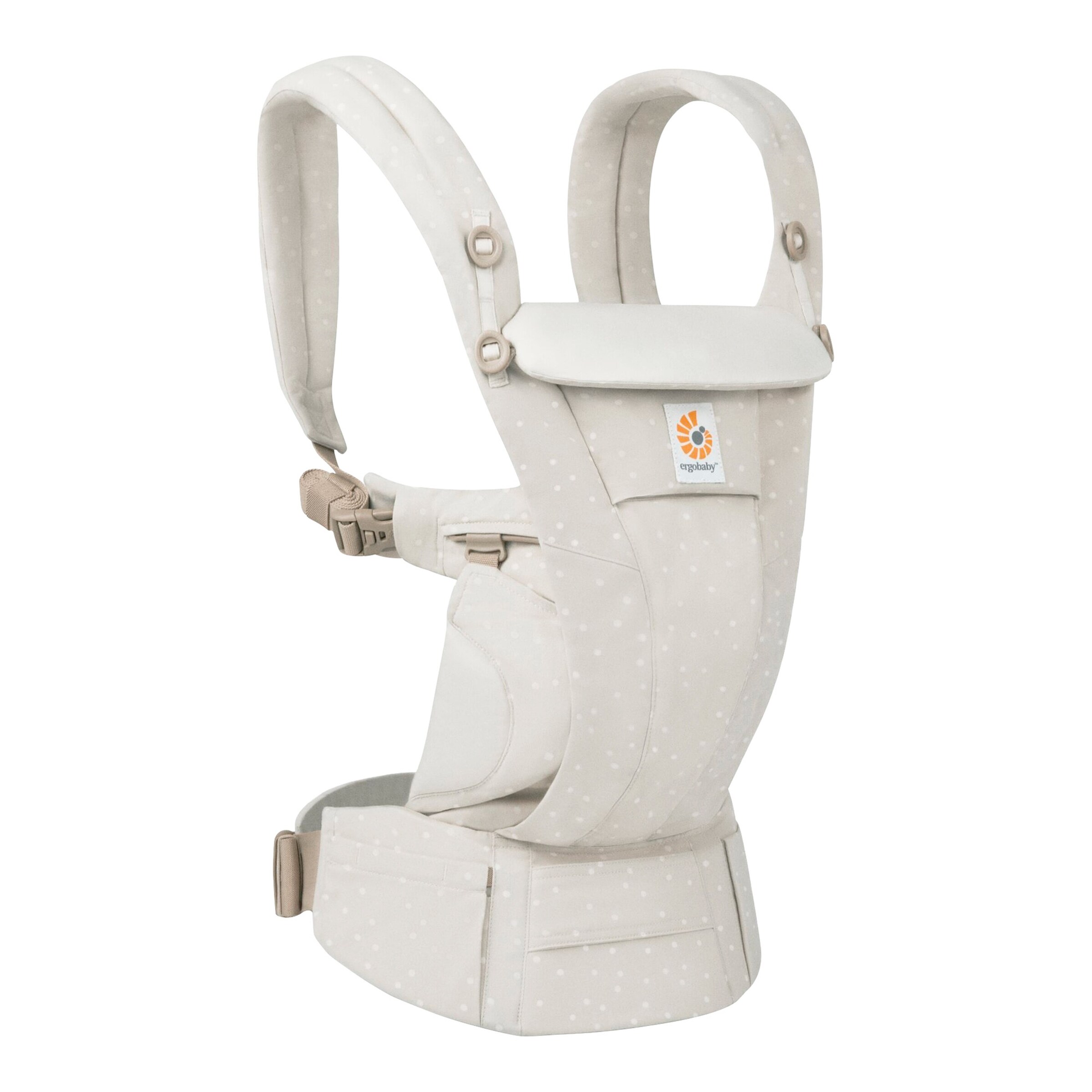 Ergobaby® - Omni Dream Babytrage, 4 Tragepositionen natural dots