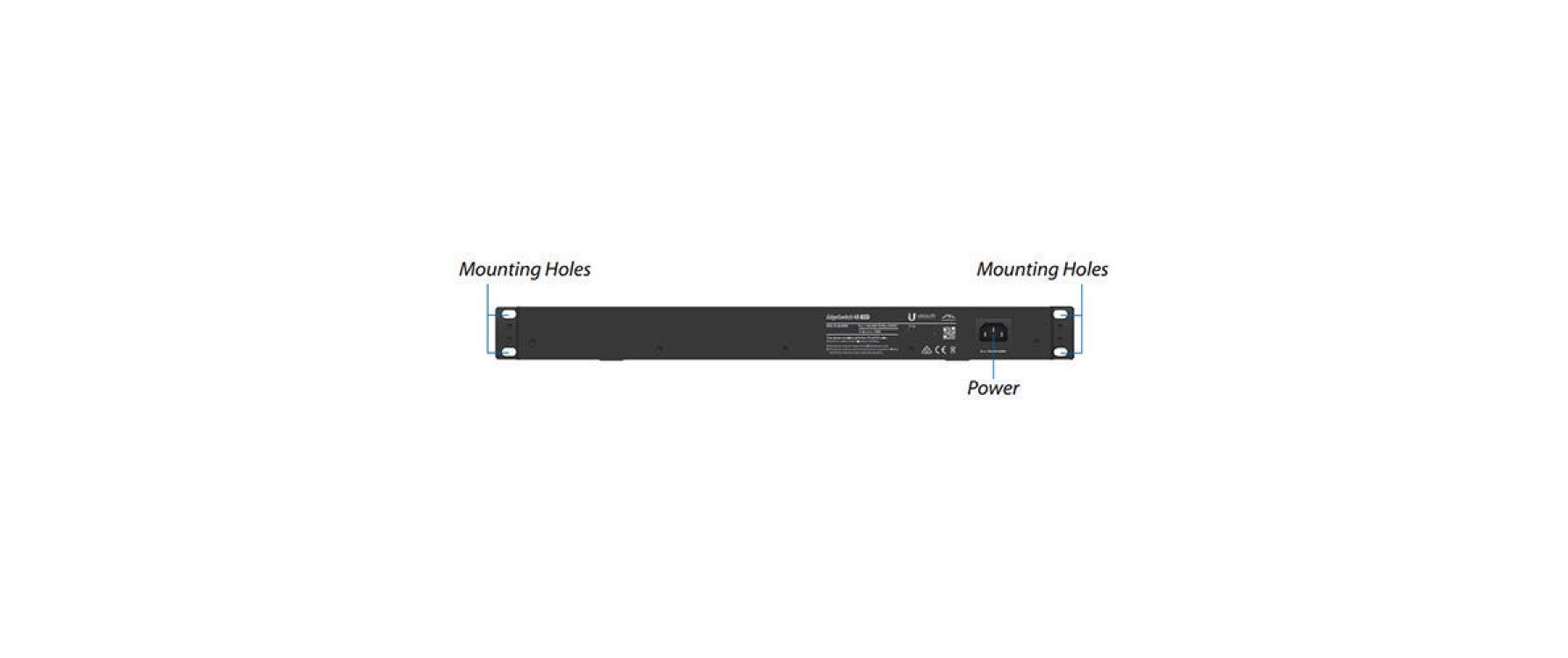 PoE Switch EdgeSwitch ES-48-500W 52 Port<br>48x Port EdgeSwitch