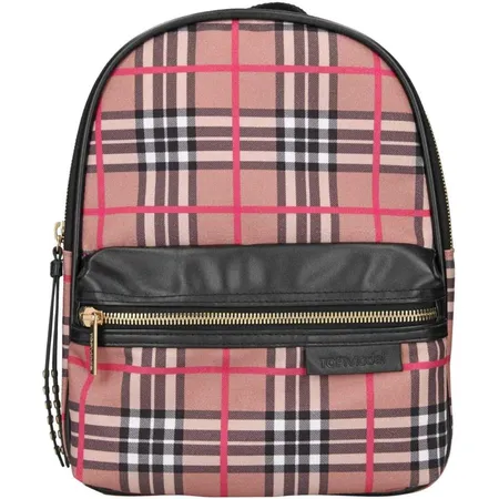 Depesche TOPModel Karo Rucksack beige & pink, sortiert