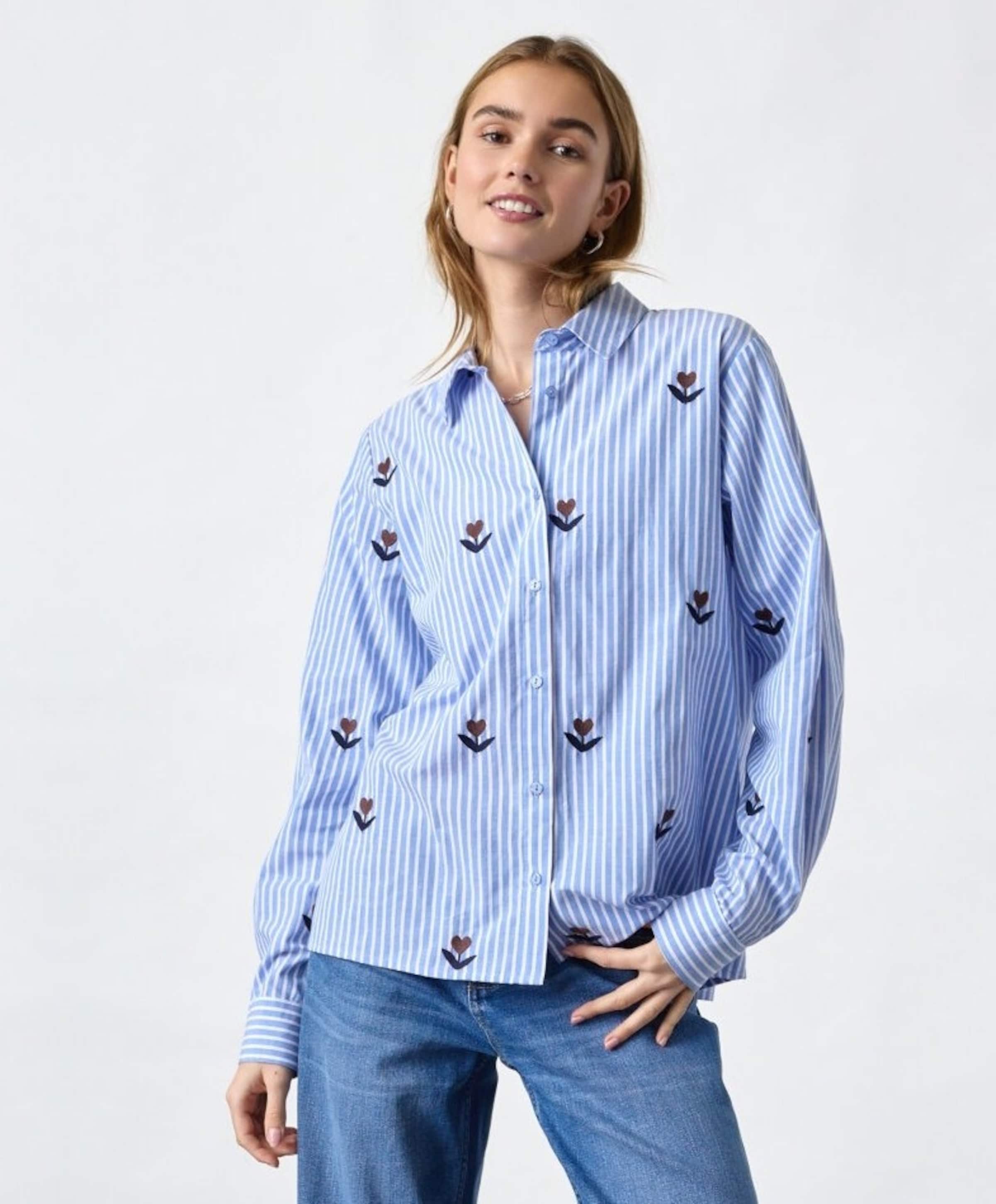 Sisters Point Dames blouse blauw