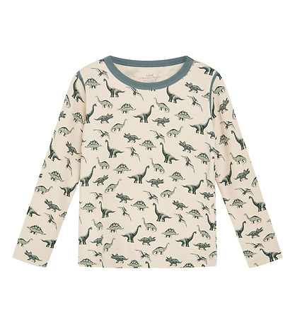 Hust and Claire Bluse - Wolle/Bambus - Abba - Jade Green m. Dino