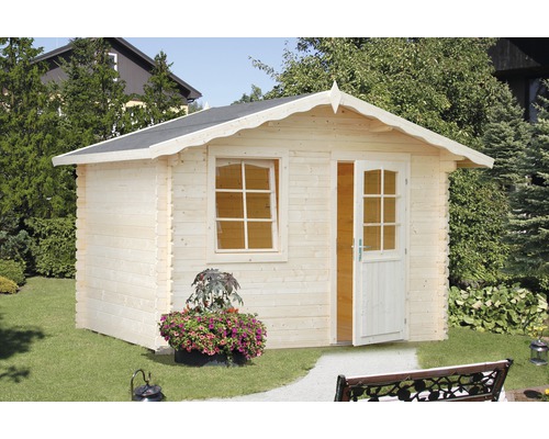 Palmako Emma tuinhuis, 4,6 m², inclusief vloer (290 x 250 cm), natuurlijke afwerking
