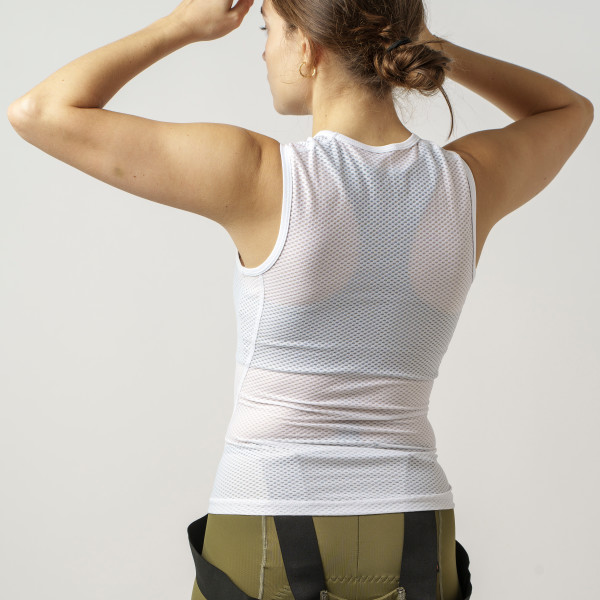 GripGrab Ultralight Mesh Ærmeløs Baselayer Dame Hvid