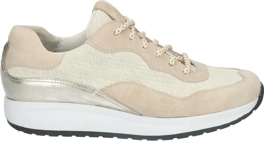 Durea Sneaker taupe ivoor K Kleur Taupe)