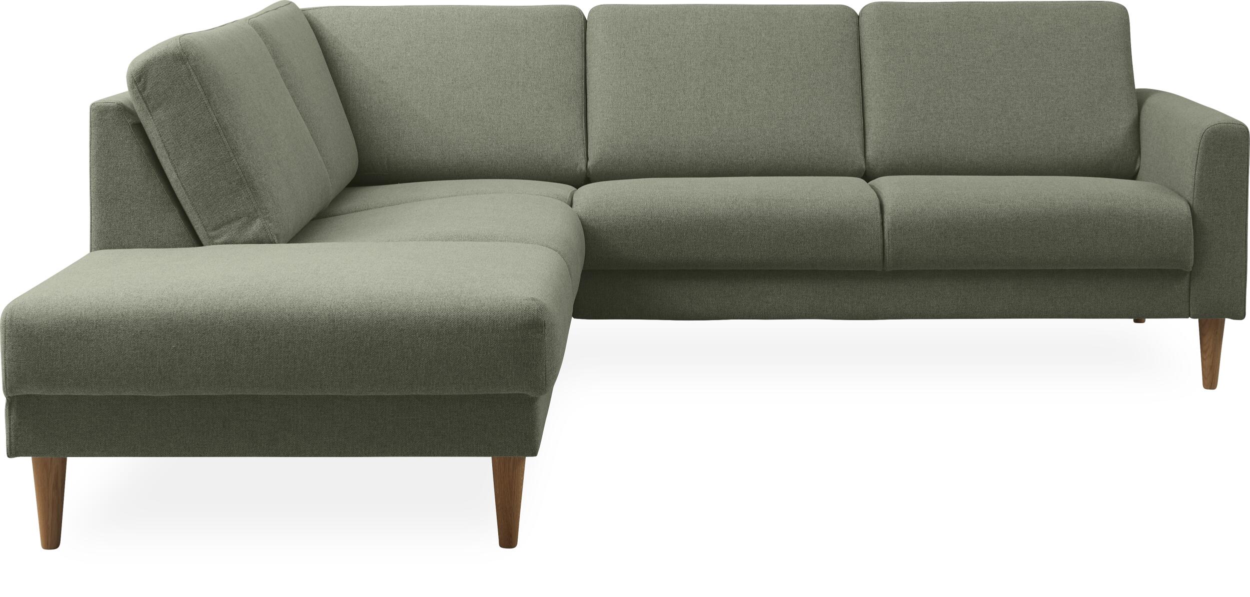 Linea venstrevendt hjørnesofa med pufafslutning