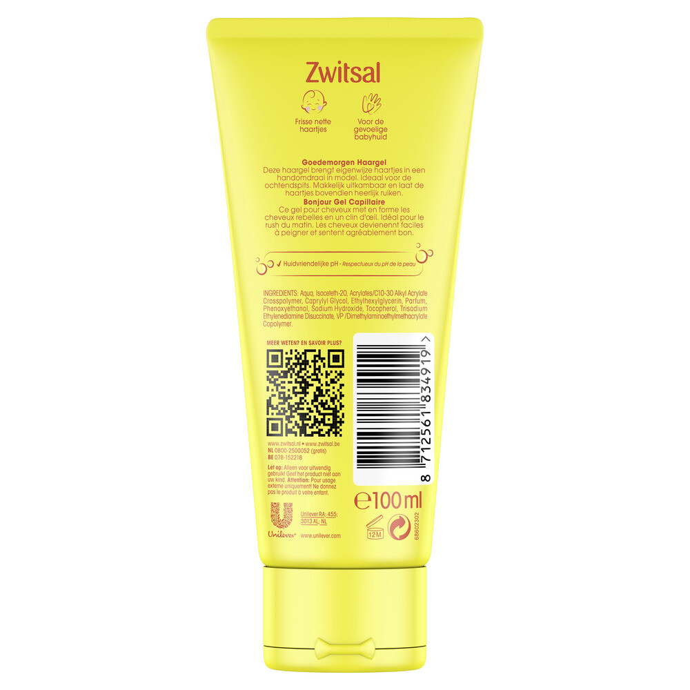 Zwitsal Haargel Goedemorgen100 ml