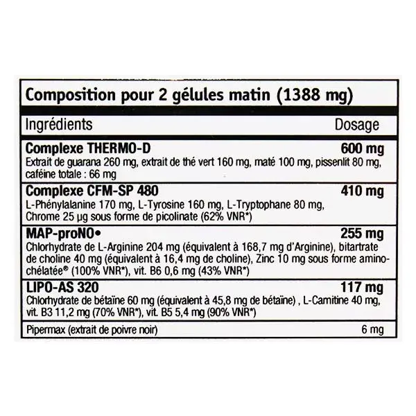 Cinta abdominal NHCO Myactide Rx para secagem e tonificação, 112 cápsulas