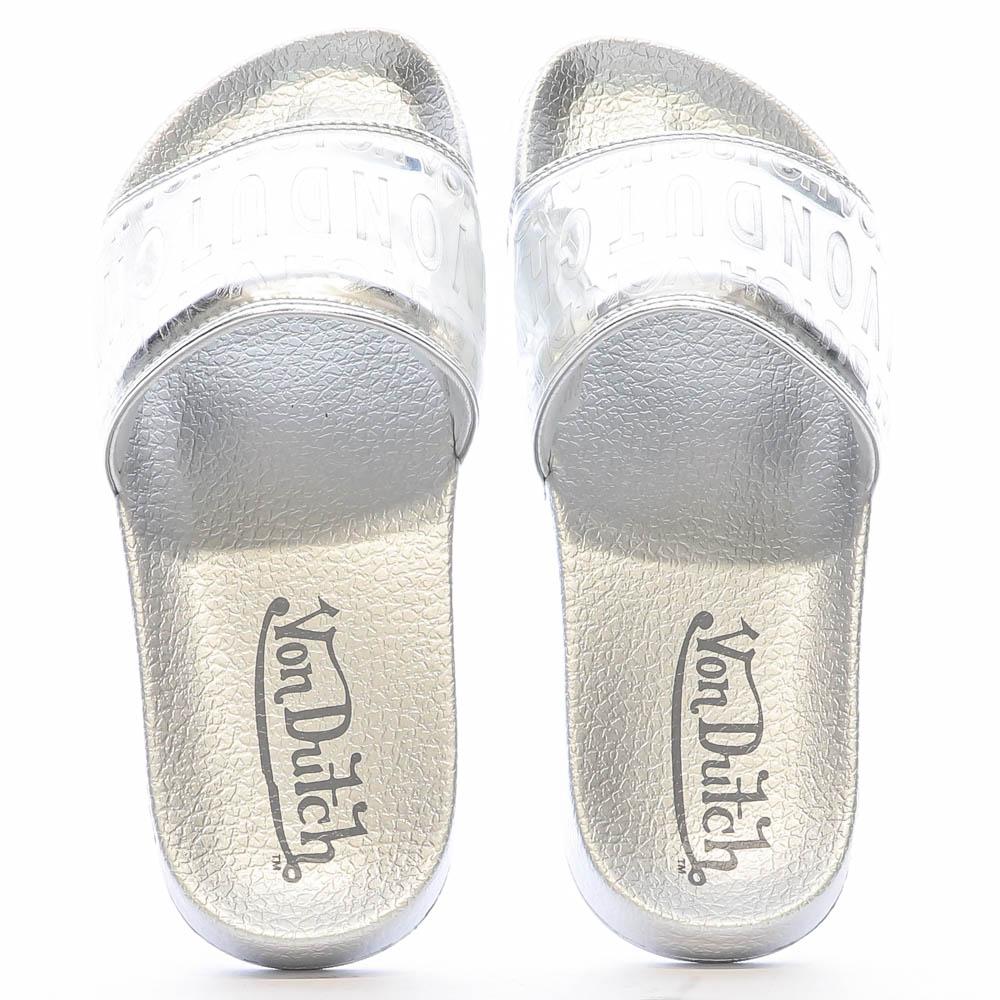 Von Dutch Claquettes Argenté Femme Von Dutch 912261