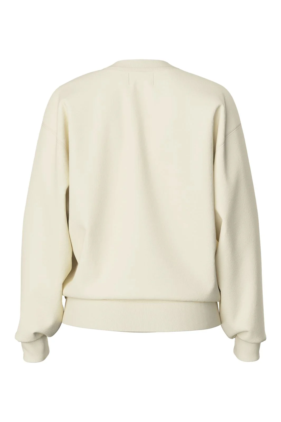 Pieces Pcchilli Ls Oversized Sweat 4703061 white pepper