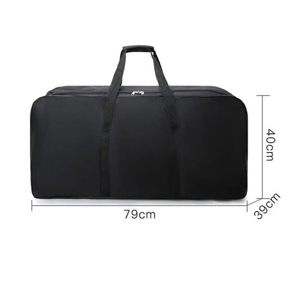 Stor taske med hjul 79x40x39cm