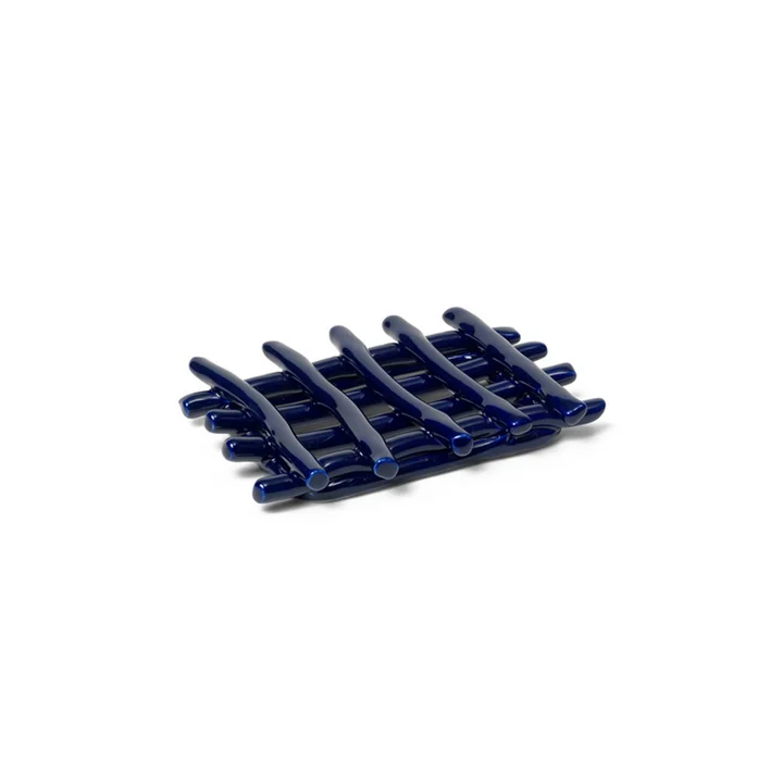 Ferm Living - Ceramic Seifenschale, blau