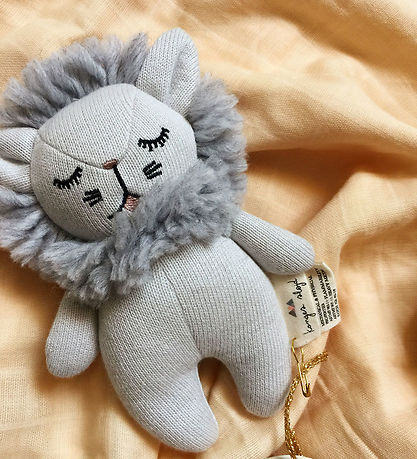 Konges Sløjd Rassel - Mini Löwe - Grey
