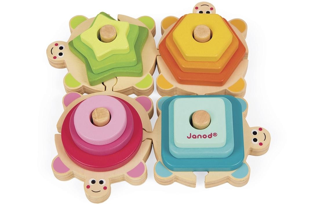 Janod Steckspielzeug »Schildkröten«