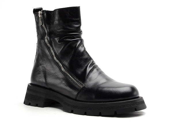Inuovo boots bottine plates femme a17007 noir