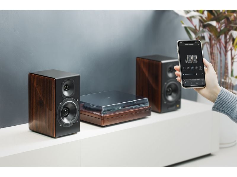 Edifier Regallautsprecher Paar S3000MKII Braun, Schwarz Aktive kabellose 2.0 Lautsprecher