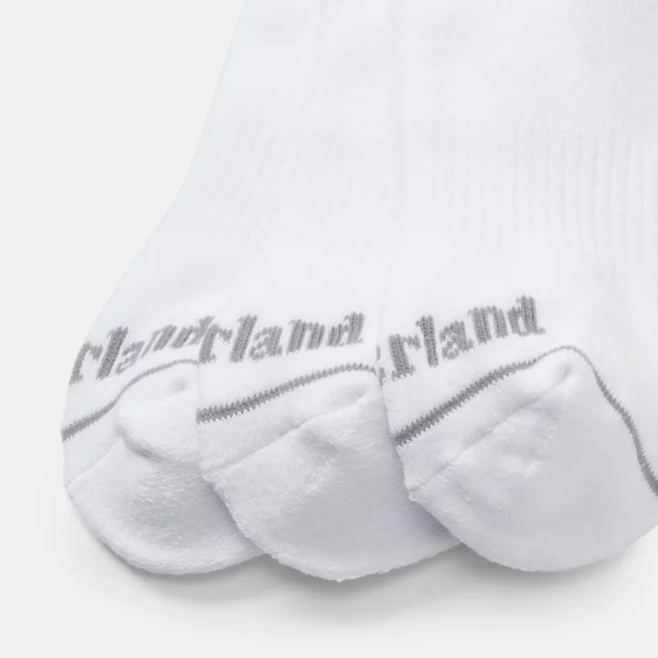 Lot de 3 paires de socquettes unisexes Bowden en blanc