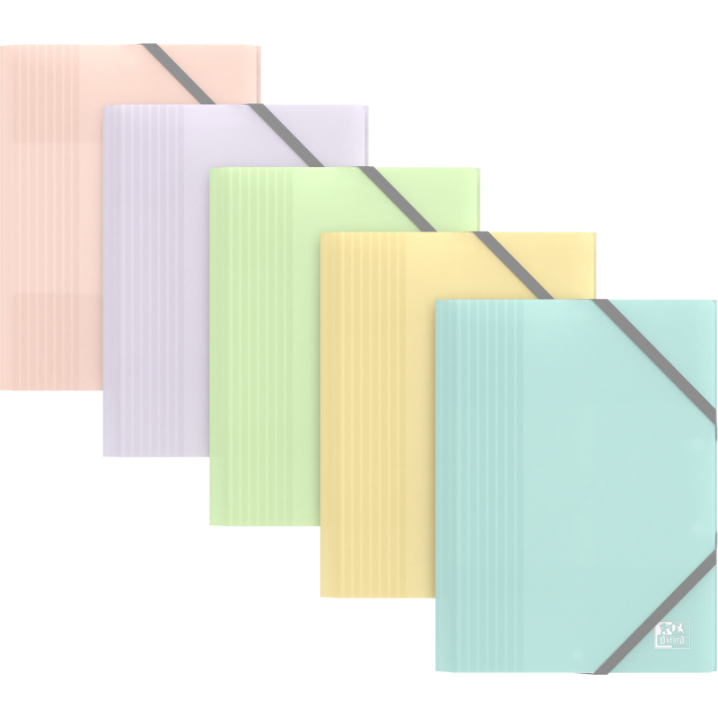 Chemise Elast Oxford School Life A6 PP Opaque Assorti Pastel Pav
