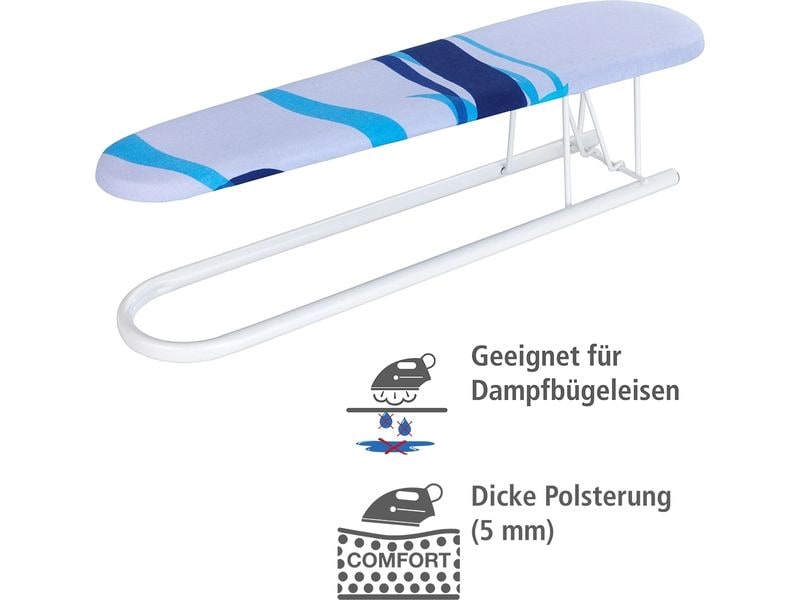 Wenko Ärmelbrett Blau Bügelhilfe