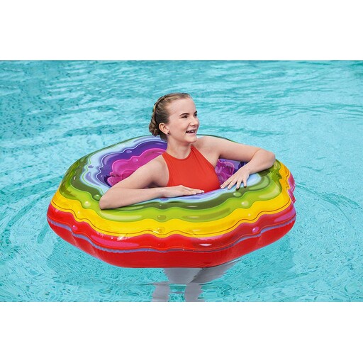 Boia Arco-Íris para Crianças a partir de 12 Anos, Multicolorida, em PVC, Ø 115 cm
