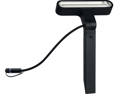 Paulmann Plug & Shine LED tuinspot 6W 450 lm 3000 K IP65 Ito horizontaal enkel licht antraciet 230/24 V
