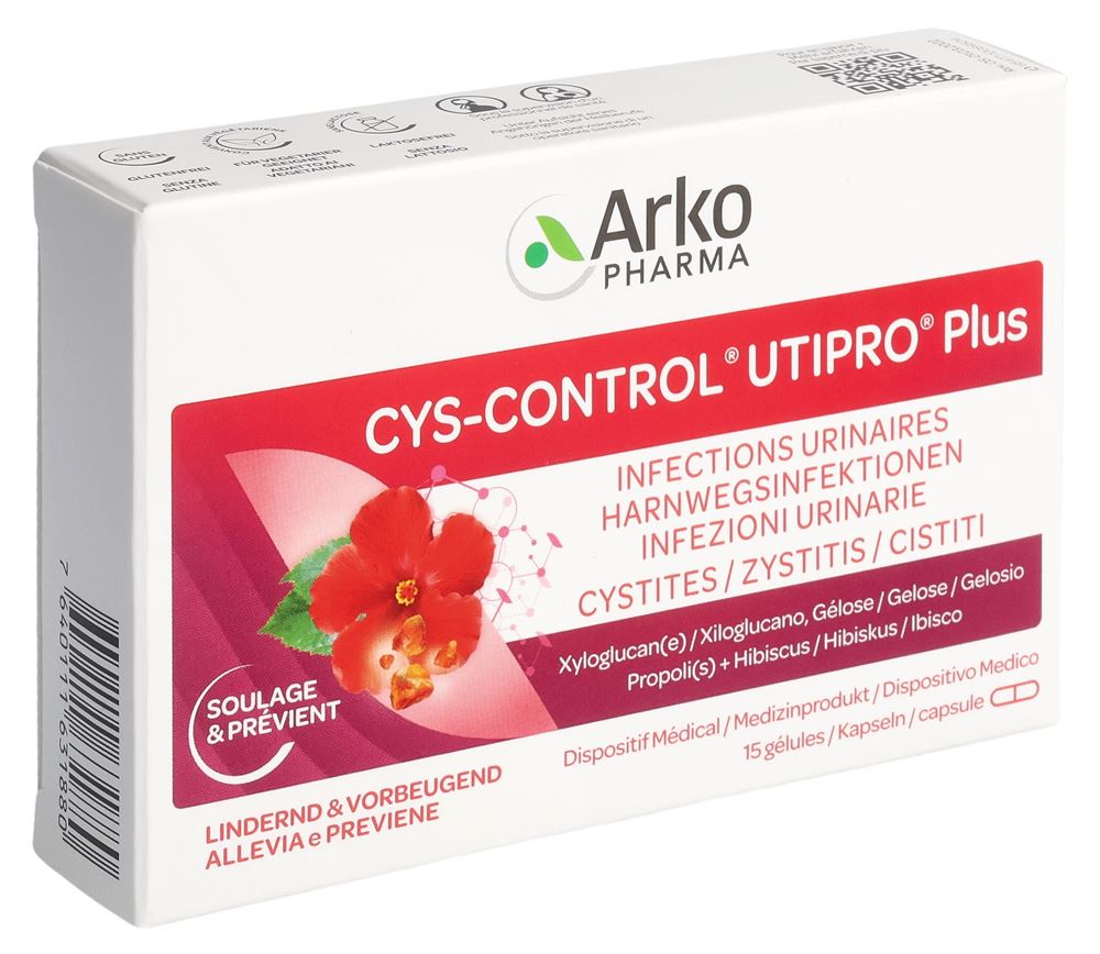CYS-CONTROL Utipro plus<br>15 Stück, Kapsel