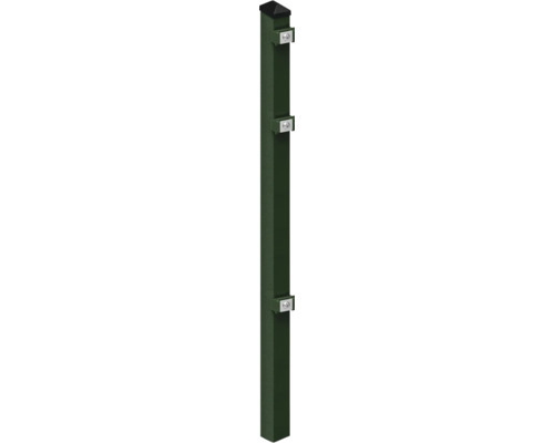 Palen 6 x 4 x 120 cm voor schutting 63 cm hoog RAL 6005 mosgroen