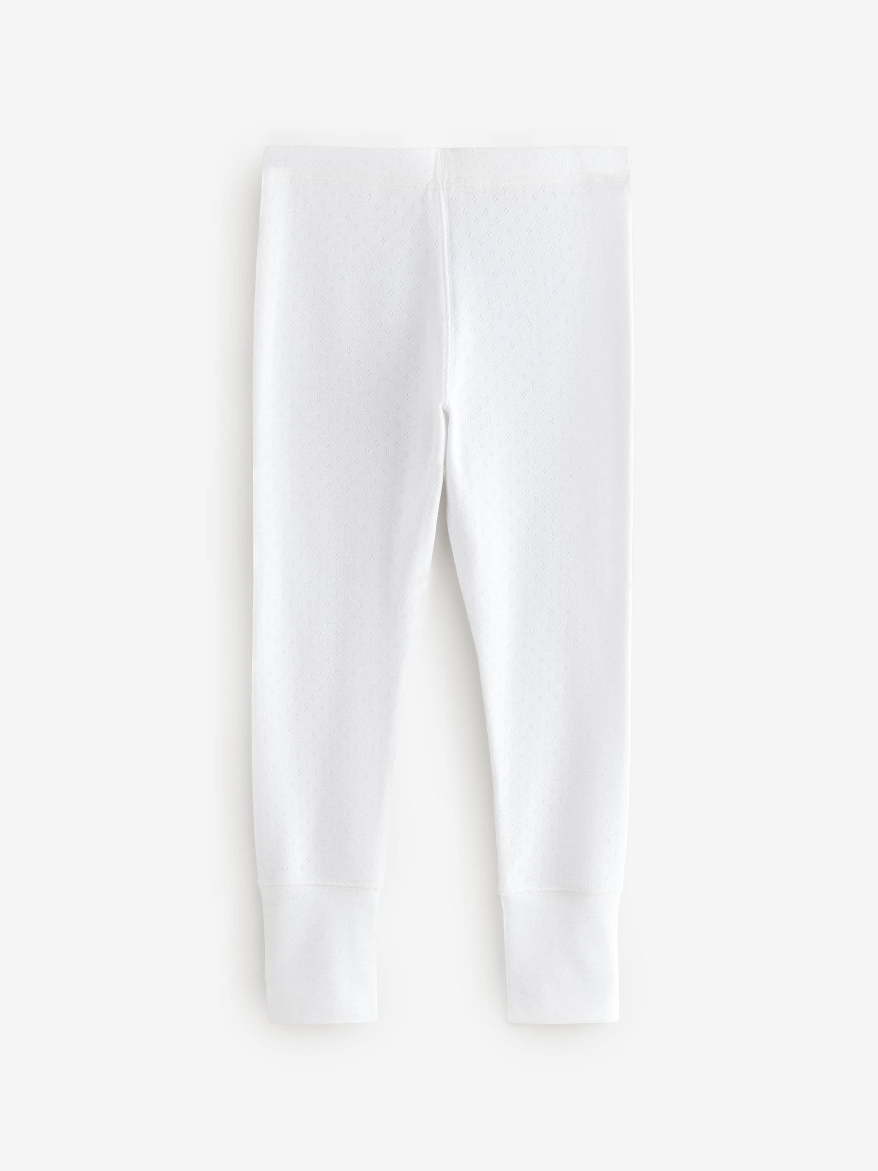 Beigebruin/wit - Thermische leggings (2-16jaar)