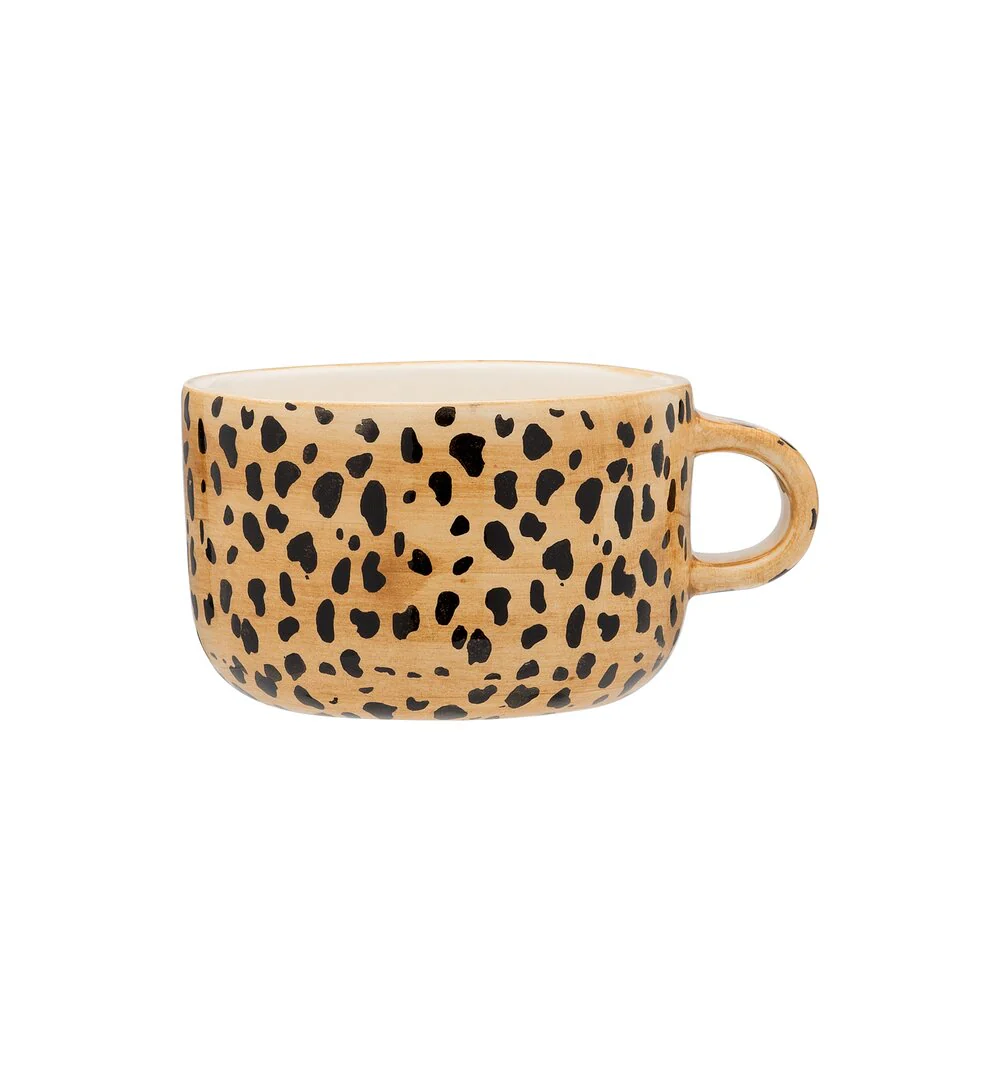 Anna + Nina  Leopard Cappuccino kop - brun