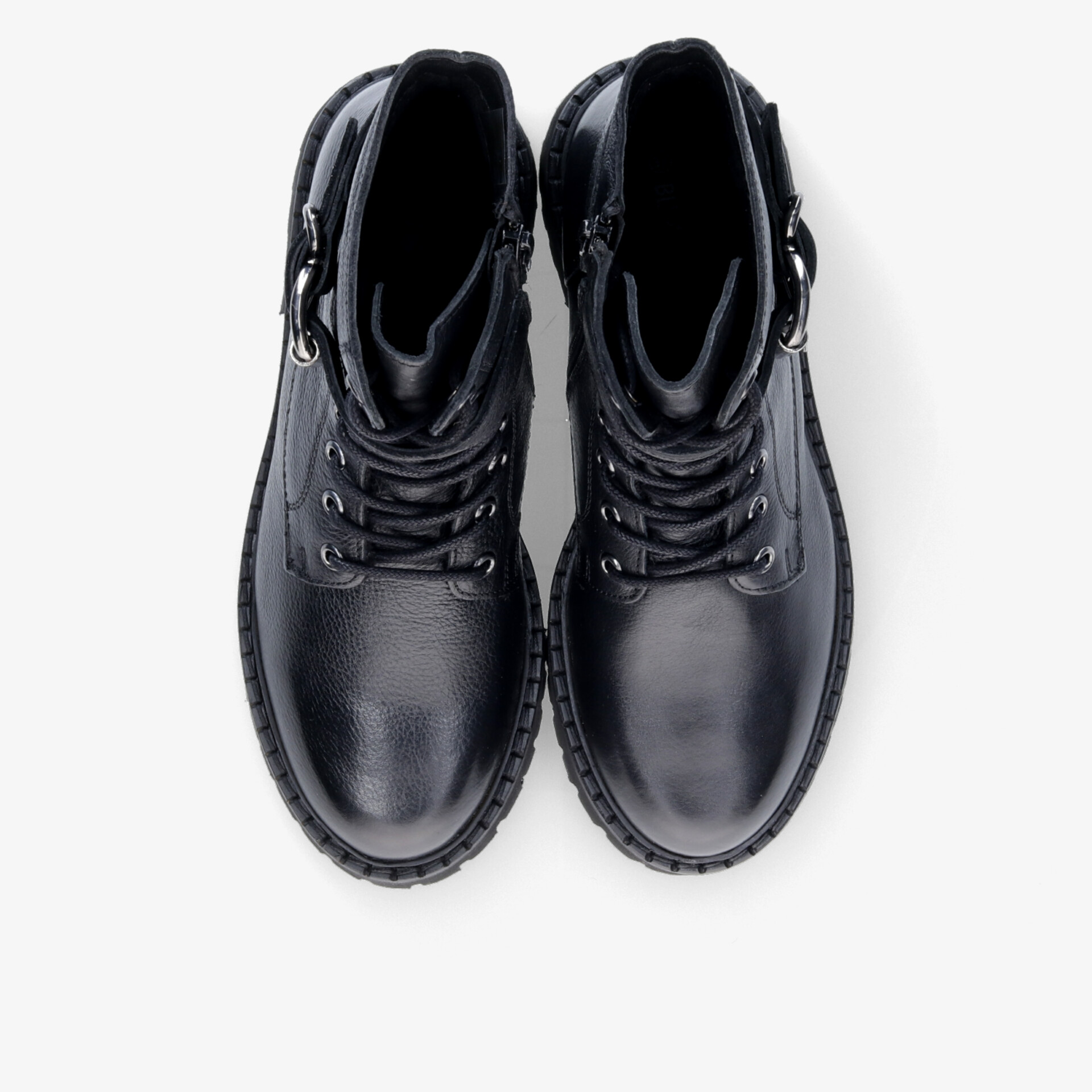 BLUE COX Damen Biker Boots schwarz