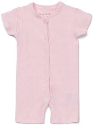 Tiny Treasure Summer Jumpsuit 2-Pack, Pink/Flamingo