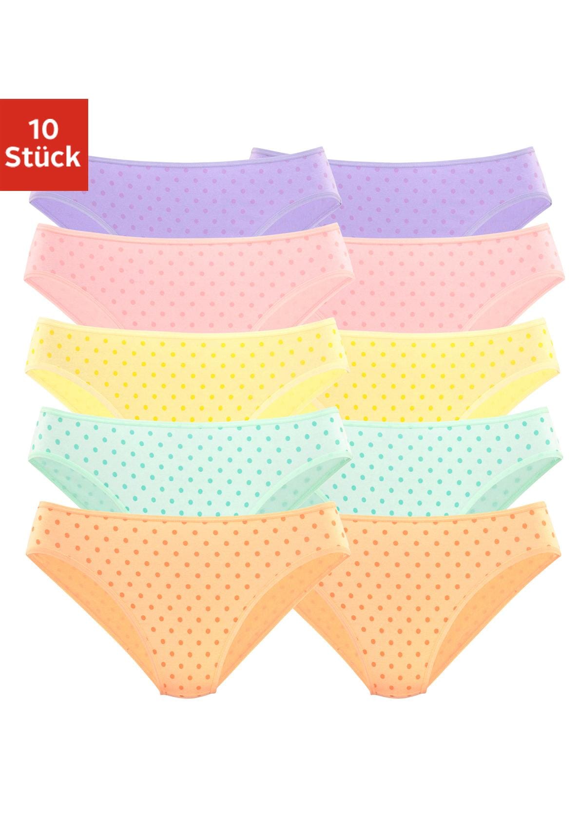 petite fleur Bikinislip , aus elastischer Baumwolle