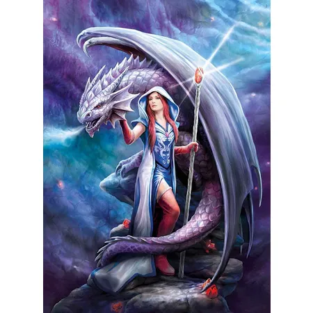 Clementoni Puzzle Im Bann des Drachen, 1000 Teile