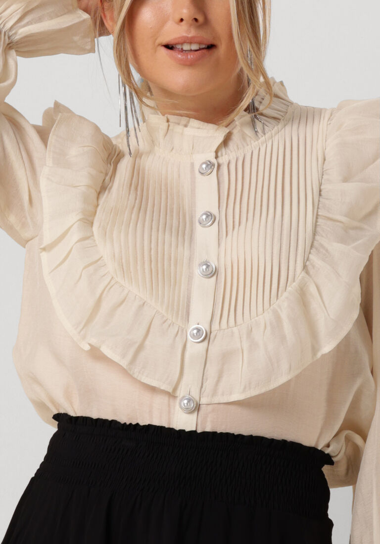 LOLLYS LAUNDRY creme lollys laundry blouse springsll shirt ls