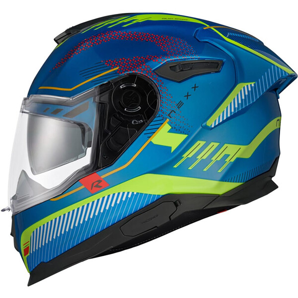 Nexx - Casque Y.100R Baron Bleu Clair / Vert fluo