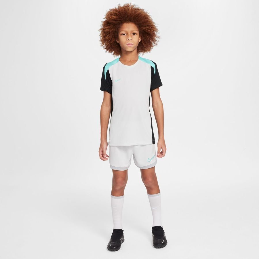 Nike T-shirt d'Entraînement Dri-FIT Strike - Blanc/Noir/Turquoise Enfant