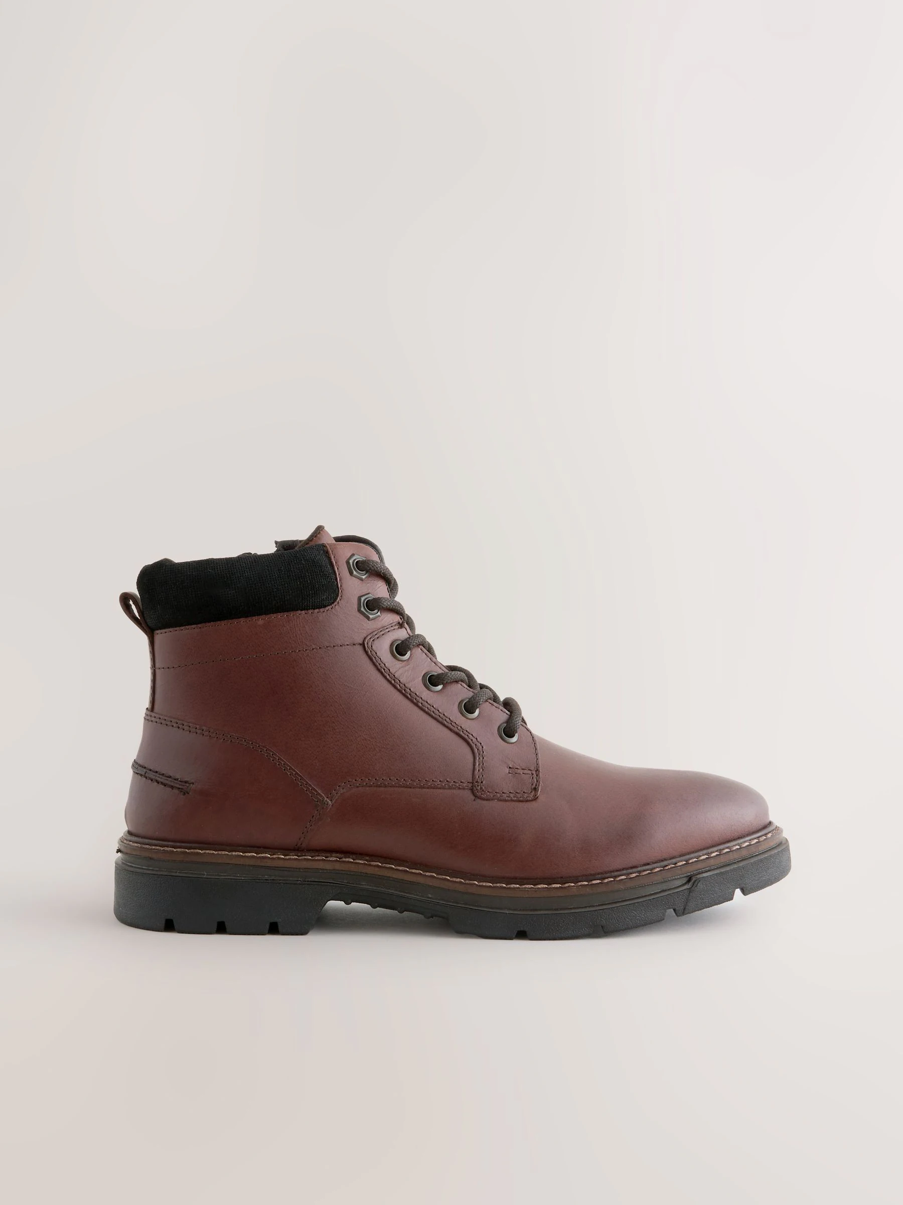 Bruin - Tall Leather Zip-Up Boots