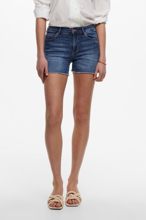 Only blauwe dames korte broek