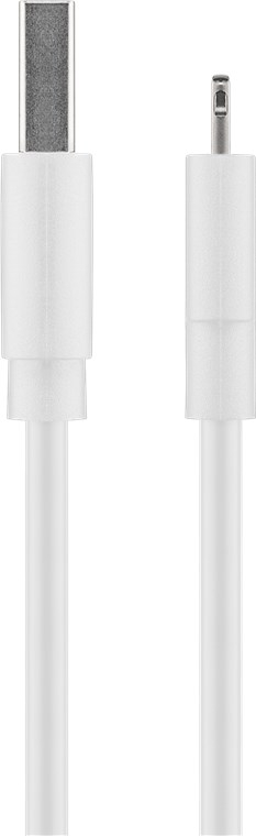 (1m) 1A MFi USB A auf Lightning Ladekabel Datenkabel (54600) - Weiss