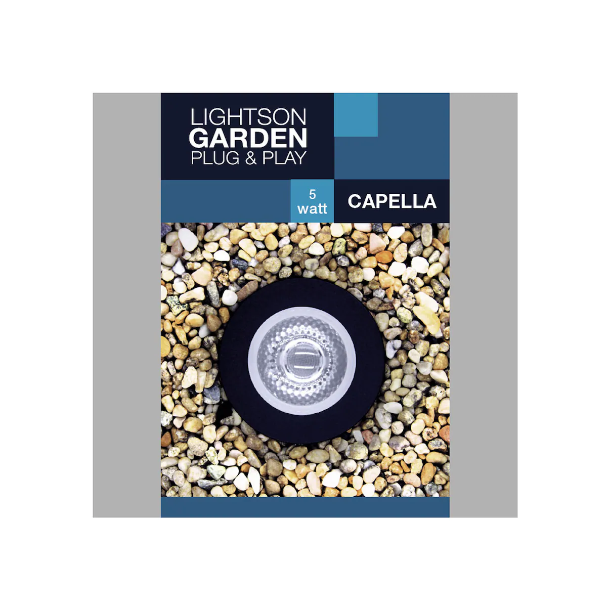 LightsOn Capella Jord-markpotten 270lm Ø6,5cm